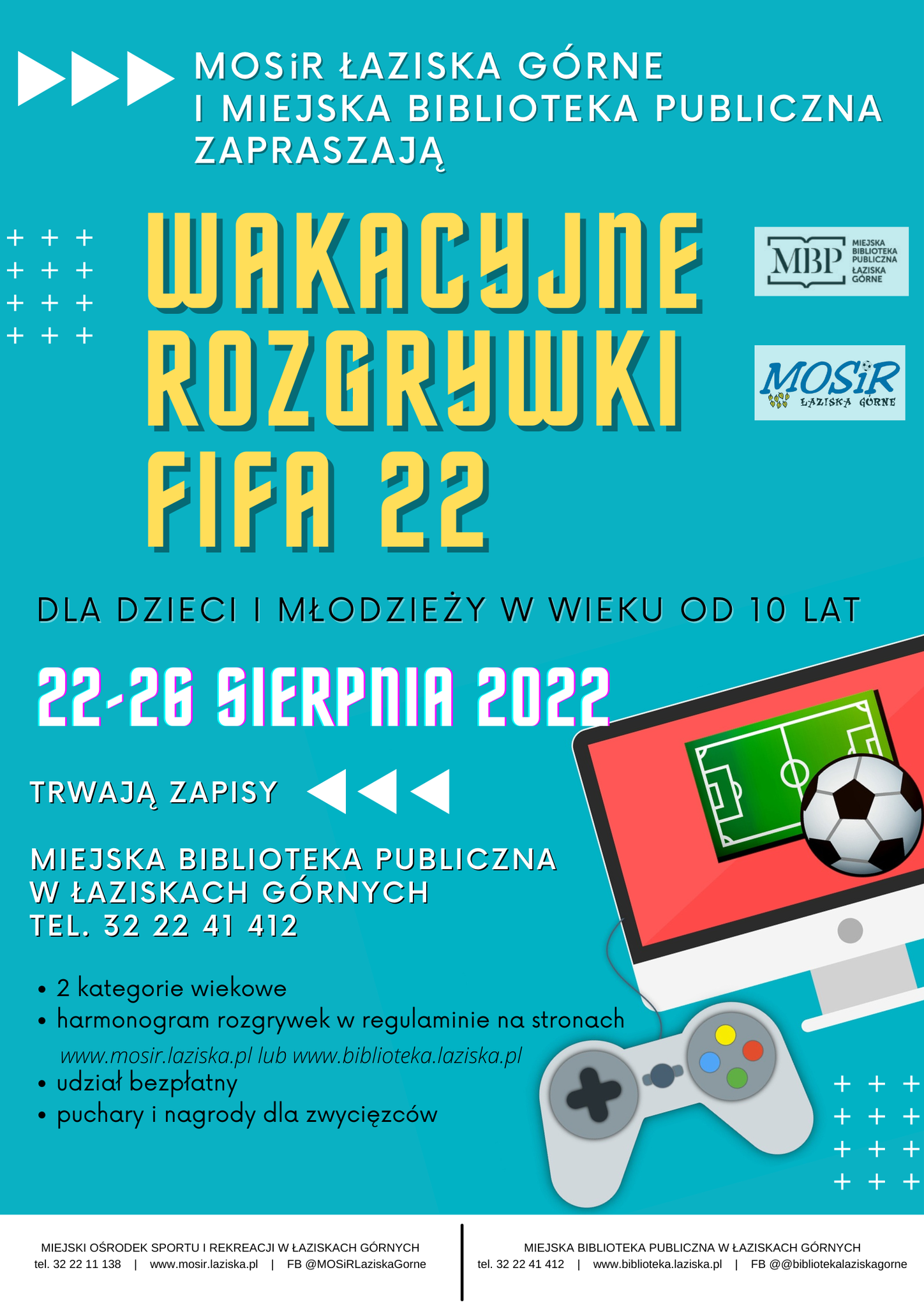 Wakacyjne rozgrywki Fifa22 - informacja o wydarzeniu
