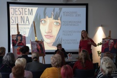 Jestem silna – spotkanie i wystawa grafik Marty Frej