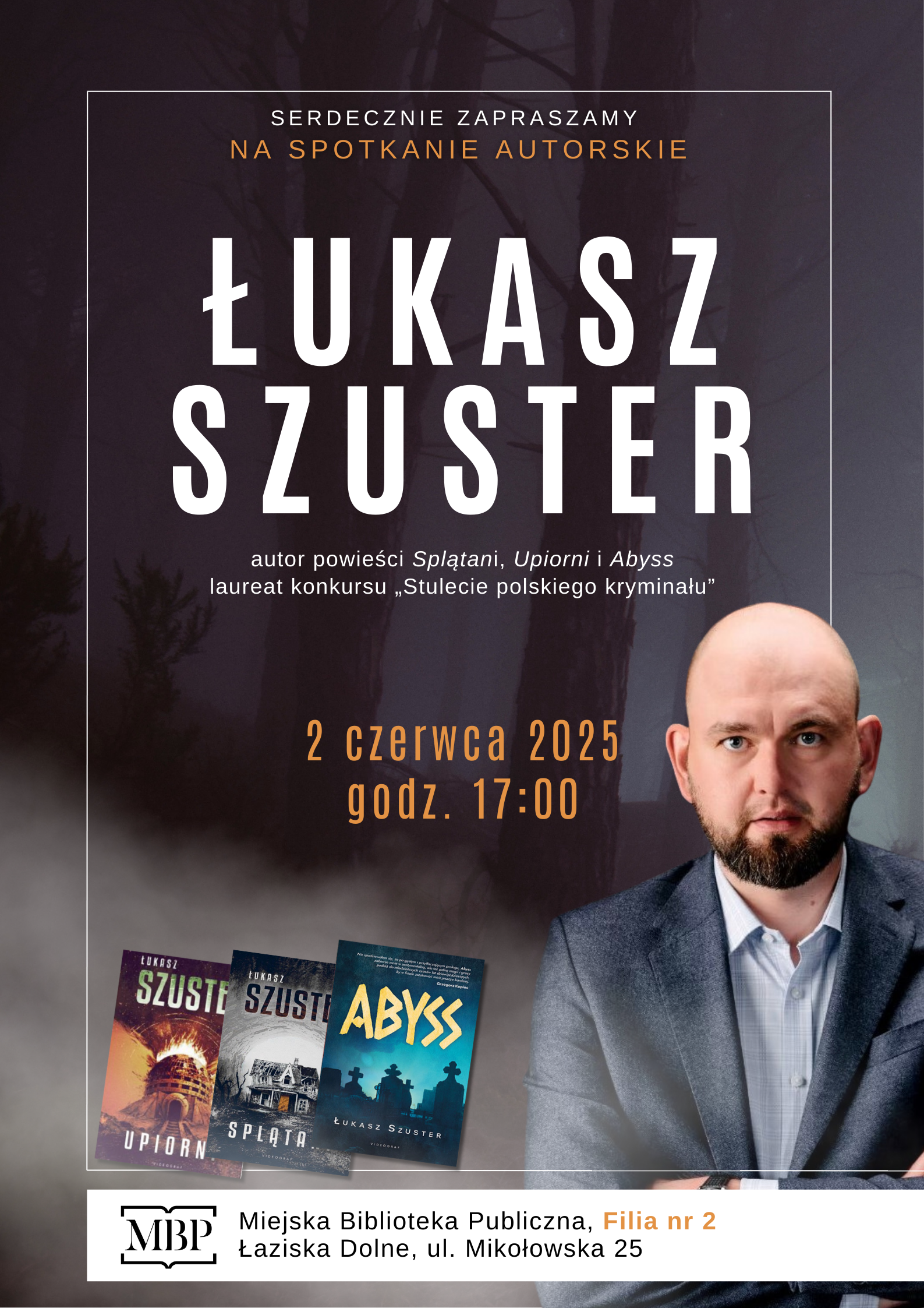 Spotkanie z Łukaszem Szusterem w Filii nr 2