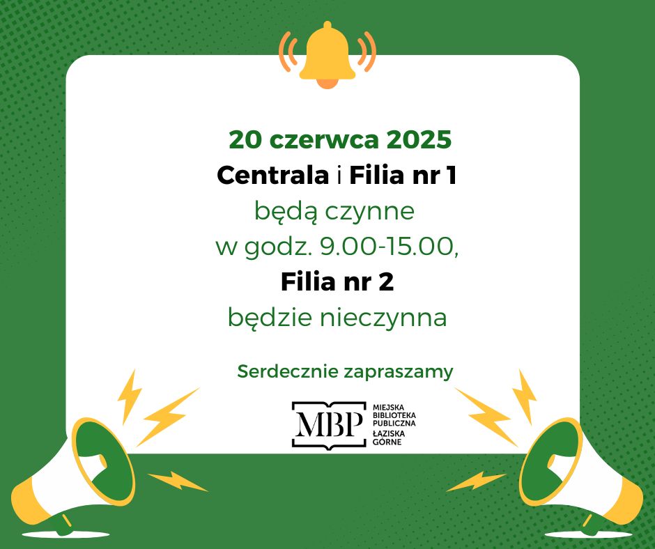 Informacja o godzinach pracy