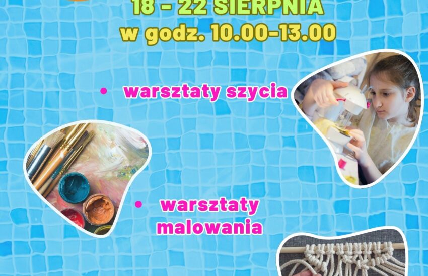 Plakat Wakacje w Bibliotece