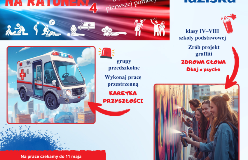 Plakat konkurs Na ratunek 4