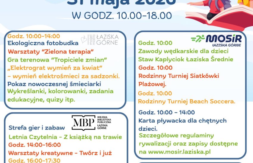Plakat Łaziski Dzień Dziecka na Żabce